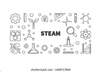 Steam Vector Concept Minimal Horizontal Banner Stock Vector (Royalty Free) 1408717844 | Shutterstock