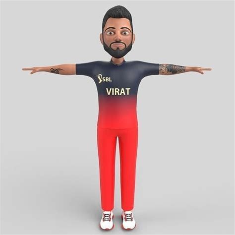 Virat Kohli 3D model | CGTrader