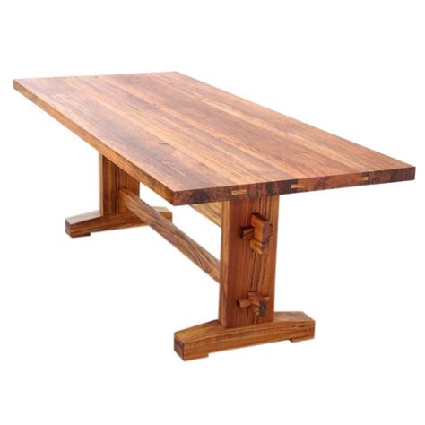 Indoor or Outdoor Dining Table in Solid Teak, Can Be Custom Ordered For Sale at 1stdibs