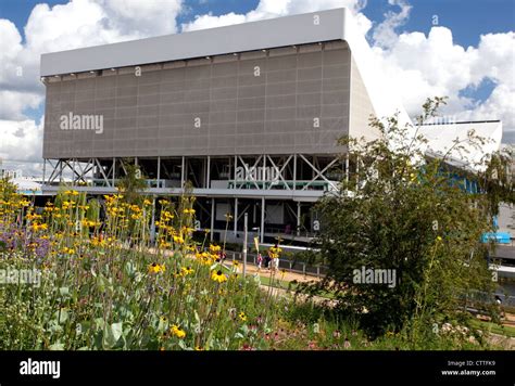 Aquatics Centre in Olympic Park, London Stock Photo - Alamy