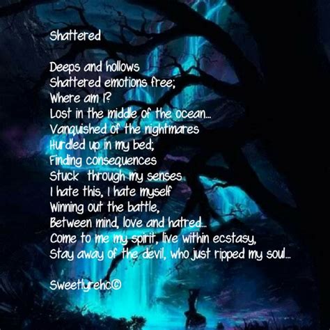 Shattered - Shattered Poem by Cheryl Tutaan