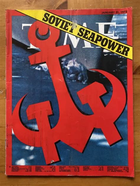 TIME MAGAZINE 1972 Soviet Sea Power Navy Variet Show Flip Wilson Realism Art Ads £26.90 ...