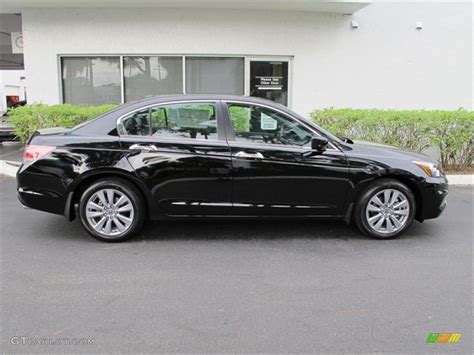 Crystal Black Pearl 2012 Honda Accord EX-L V6 Sedan Exterior Photo ...