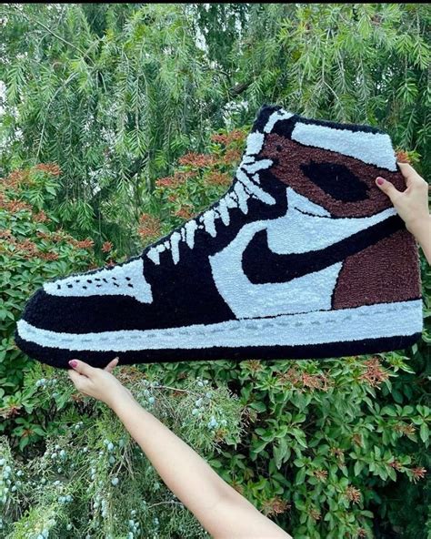 Mocha Air Jordans Rug Custom made Air Jordans Rug Nike Rug | Etsy