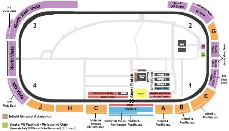 2023 Indianapolis 500 Tickets - Section TOWER TERRACE 67 Row LL - 5/28 ...