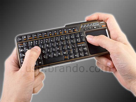 USB 2.4GHz Micro Multi-Function Keyboard With TouchPad