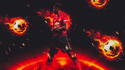 Paul Pogba Manchester United French Footballer 4K Wallpapers | HD ...