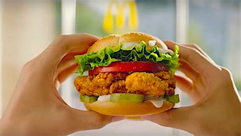 Mcdonalds Crispy Chicken Burger - mannerbeauty