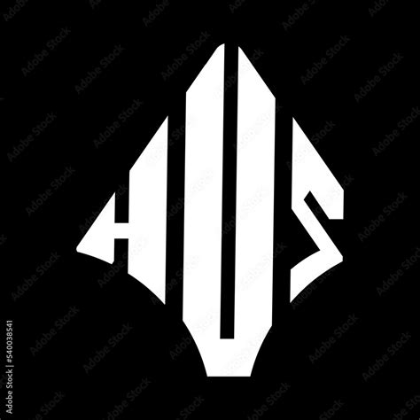 HUS logo. HUS logo letter logo design vector image. HUS letter logo design. HUS modern and ...