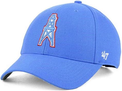 Houston Oilers MVP Periwinkle Legacy Throwback Hat Cap Adult Men's ...