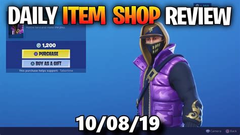 Tabor Hill And Son Review The Item Shop! Fortnite ITEM SHOP [October 8 ...