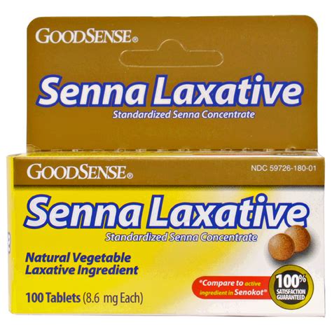 GS SENNA LAXATIVE (100 TABS) - The Pavilion