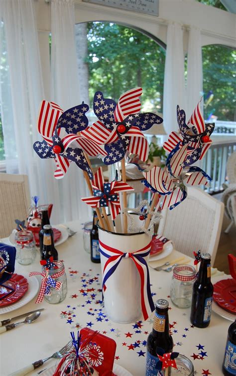 Fourth Of July Decorations : Quick 4th Of July Drinks Table - Party ...