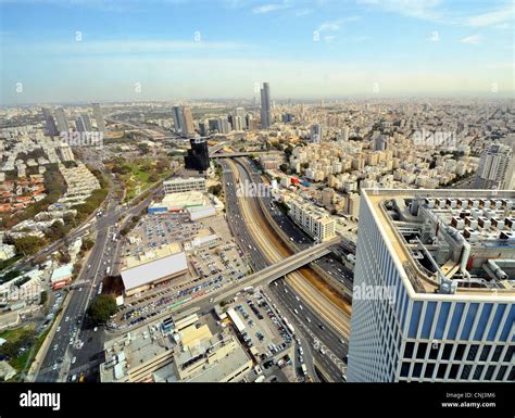 Aerial skyline of Tel Aviv, Israel Stock Photo - Alamy