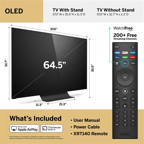 VIZIO OLED 65″ Class 4K HDR SmartCast Smart TV OLED65-H1 – The Market Depot