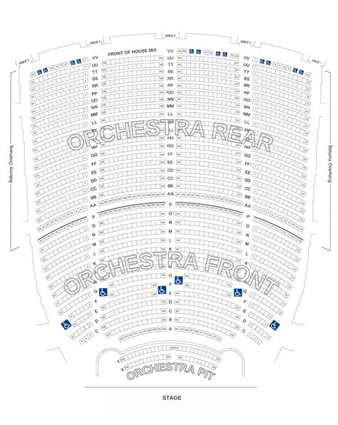 Seating Charts | Paramount Theatre