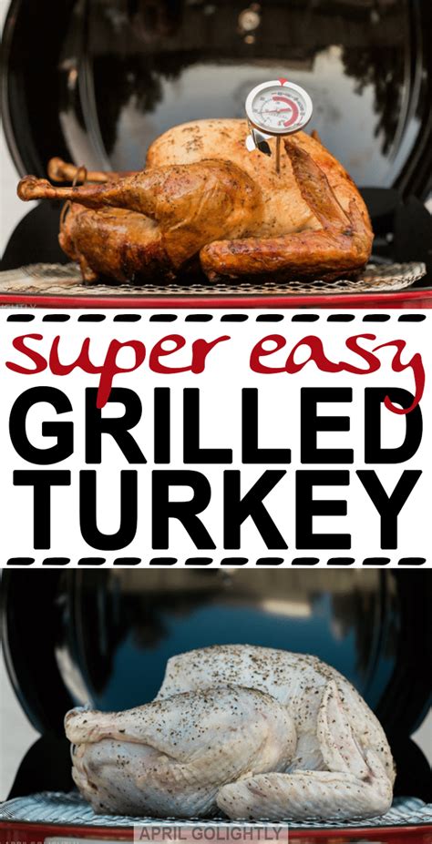 Spicy Extremely Easy Grilled Turkey Recipe - April Golightly