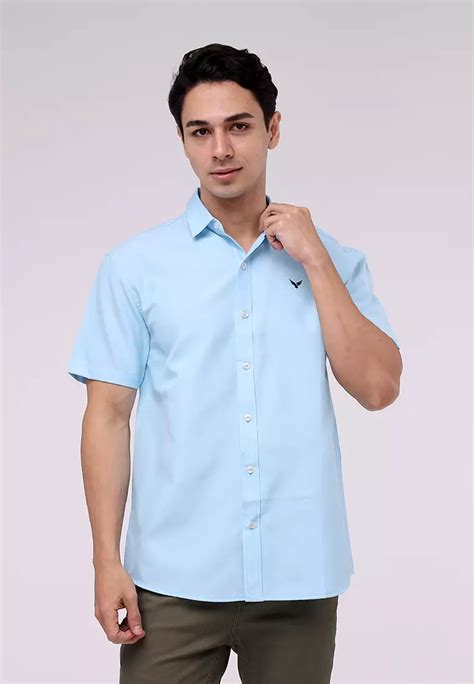 Buy Ego Woven Oxford Polo Short Sleeves 2024 Online | ZALORA Philippines