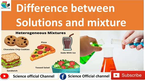 Difference between Solutions and Mixture,#Ch 5 Class 7 G.Science, - YouTube