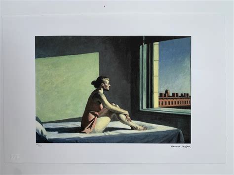 Edward Hopper morning Sun 1952 Lithography - Etsy