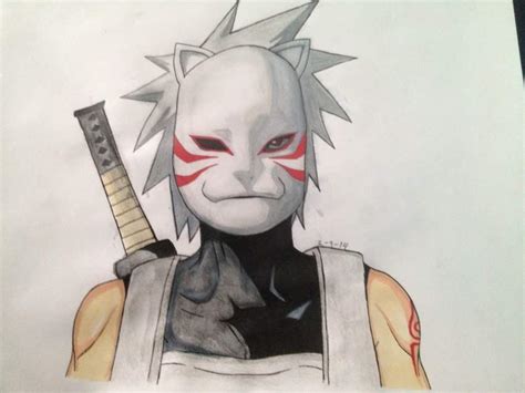 Finished Anbu Kakashi drawing!! | Anime Amino