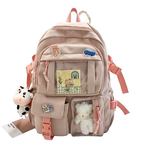 Buy ncduansanKawaii Backpack with Kawaii Pin and Accessories Backpack ...