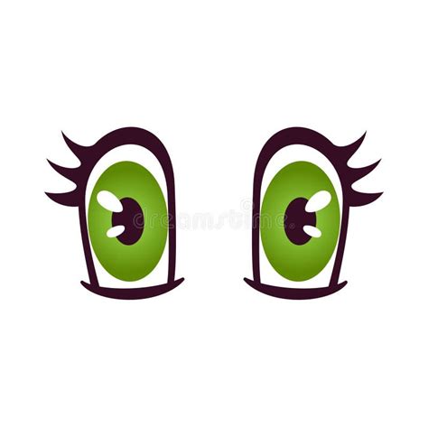 Green Eyes Eyelashes Emoticon Stock Illustrations – 49 Green Eyes Eyelashes Emoticon Stock ...