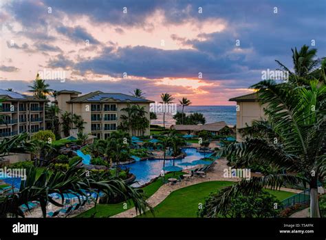 Waipouli beach resort hi-res stock photography and images - Alamy