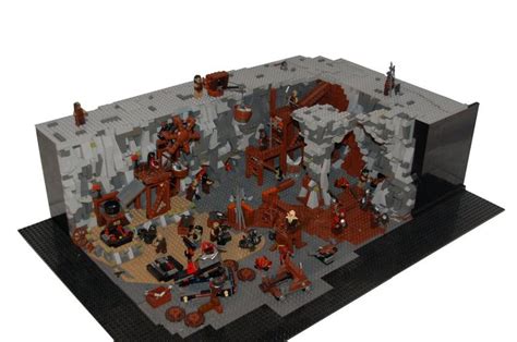 LEGO Lord of the Rings, Orc Forges MOC | Lego, Lego castle, Lord of the rings