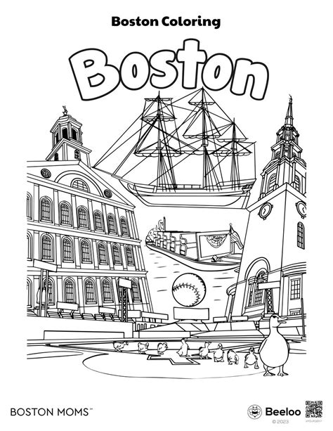 Boston Coloring • Beeloo Printable Crafts for Kids (kM3vR56NY)