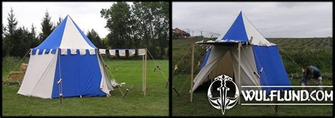 MEDIEVAL TENT - double colours medieval tents Historical camping, Camping and crafting Wulflund