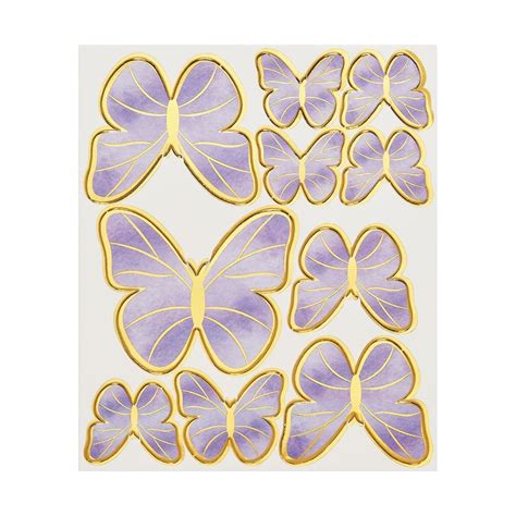 Purple Butterfly Cake Topper Printable - Get More Anythink's