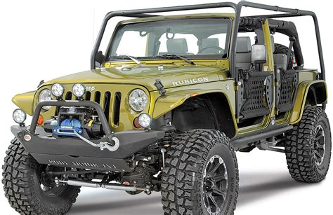 Body Armor JK-6125 4x4 Roof Rack Base Kit for 07-18 Jeep Wrangler JK 2 ...