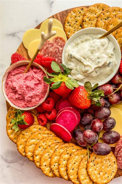 Valentine's Day Appetizer Board - This Healthy Table