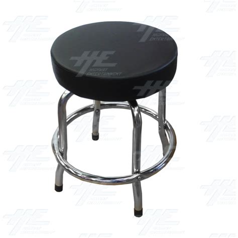 Arcade Stool Chrome with Swivel Seat