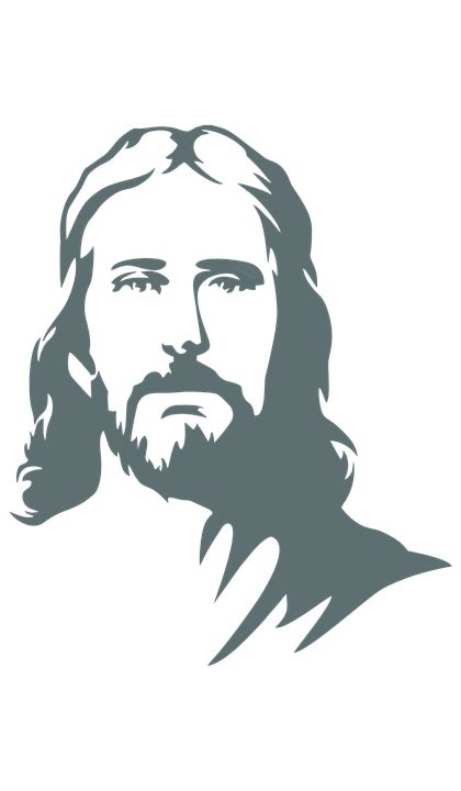 Download Jesus, Christ, Face. Royalty-Free Vector Graphic - Pixabay