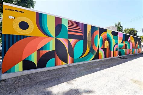 Geometric Murals & Street Art by Jessie & Katey | Daily design inspiration for creatives ...