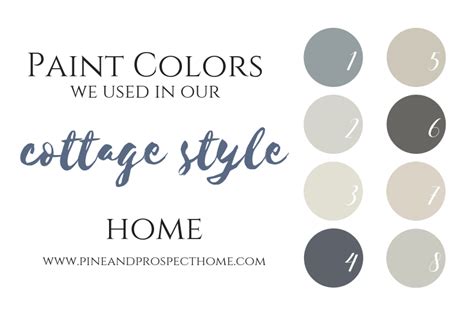 Cottage Inspired Paint Colors in Our Home - Pine and Prospect Home