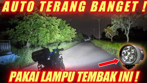 REVIEW LAMPU TEMBAK MURAH L6X - LAMPU TEMBAK MOTOR MURAH TERANG - YouTube