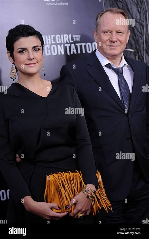 Megan Everett, Stellan Skarsgard at arrivals for THE GIRL WITH THE ...