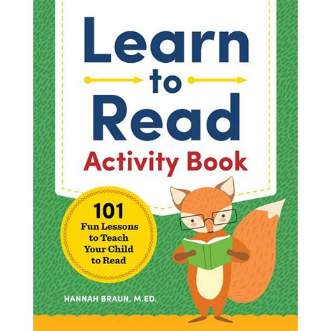 Learn to Read Activity Book : 101 Fun Lessons to Teach Your Child to Read (Paperback) - Walmart ...