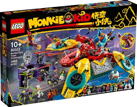 LEGO Monkie Kid Monkie Kid's Team Dronecopter (80023) Review - The Brick Fan