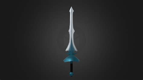 Weathered Blue Sword - 3D model by Jessica Fletcher (@dalinara) [17a7b6b] - Sketchfab