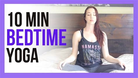 10 min Yoga IN BED – Bedtime Yoga Stretch for SLEEP - Yoga With Kassandra