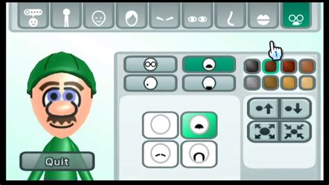 Mii Maker How to make Luigi (Mario Bros) Free Tutorial Nintendo Switch/Wii/3DS/WiiU - YouTube