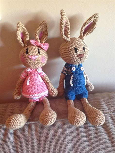 Bunnies | Crochet dolls, Crochet toys, Crochet bunny