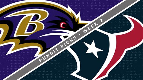 Pundit Picks: Ravens vs. Texans