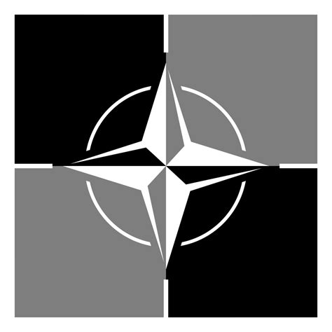 NATO Logo Black and White – Brands Logos