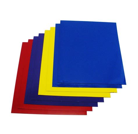 8 Colored Vinyl Magnet Sheets for Scrapbooking, Art, Decorations- 8" x 10" - Walmart.com