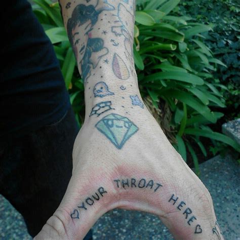 I Have Seen The Whole Of The Internet: Your Throat Here Tattoo